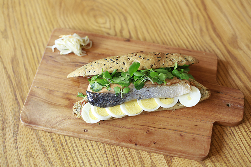 Get-it-in-ya Grilled Salmon Sandwich