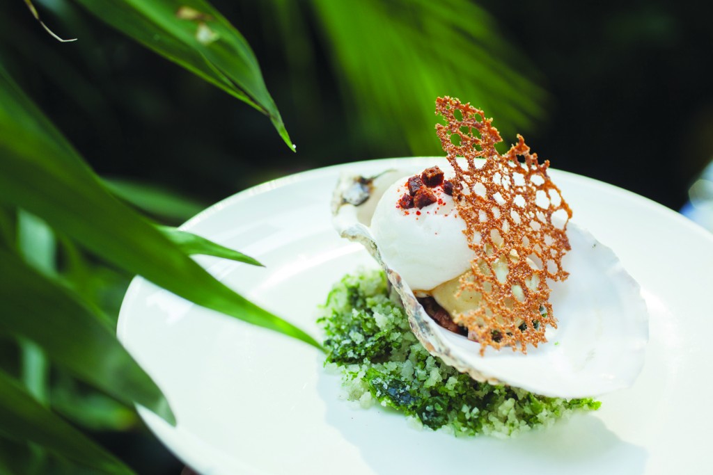 cmyk Taste of Hong Kong - Amber's Ebisu oyster with seaweed, potato