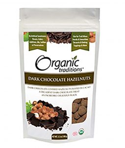 dark choc hazelnuts