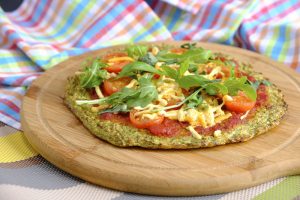 Broccoli Quinoa Crust Pizza