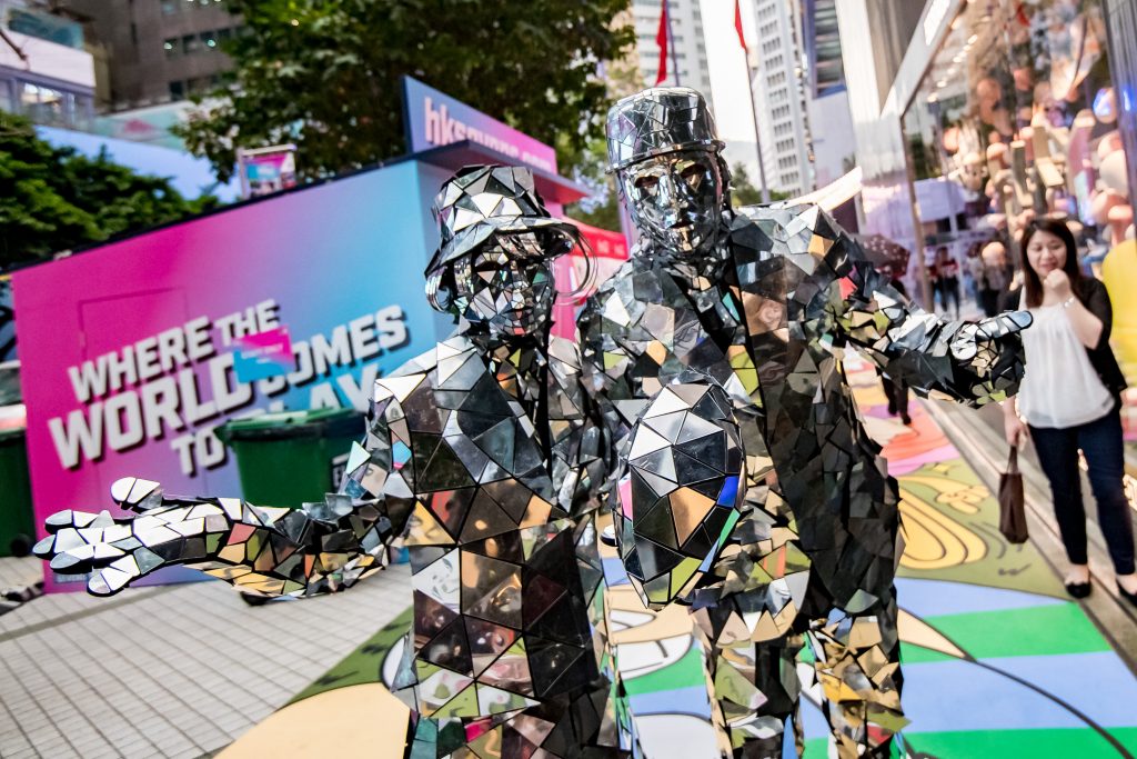 Lee Gardens Activities of Hong Kong Sevens 2018 at Lee Garden, Causeway Bay,, Hong Kong, on 6 April 2018, China. Photo by : Ike Li / Ike Images