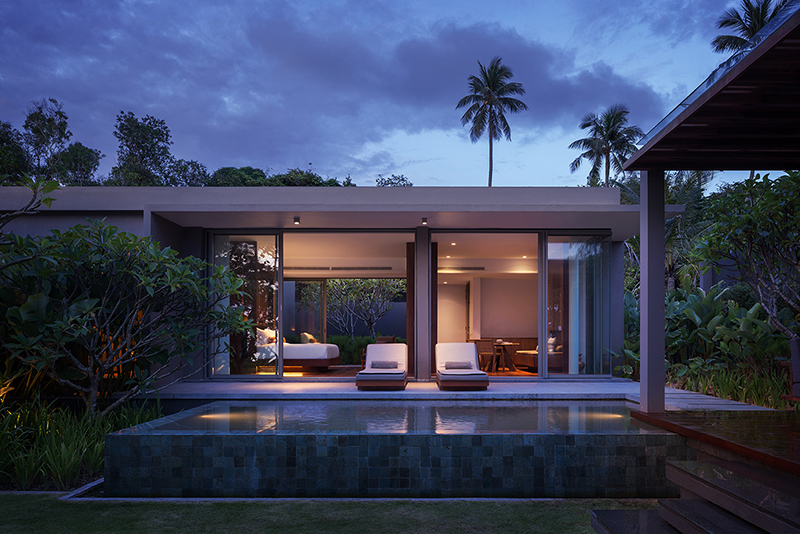 A villa at Alila Villas, Koh Russey in Cambodia. 