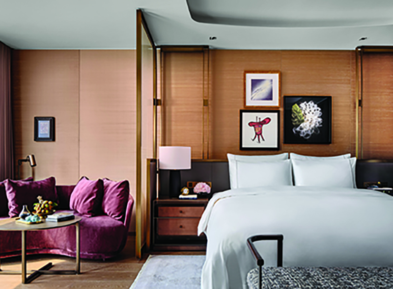 A suite at the Rosewood Guangzhou.