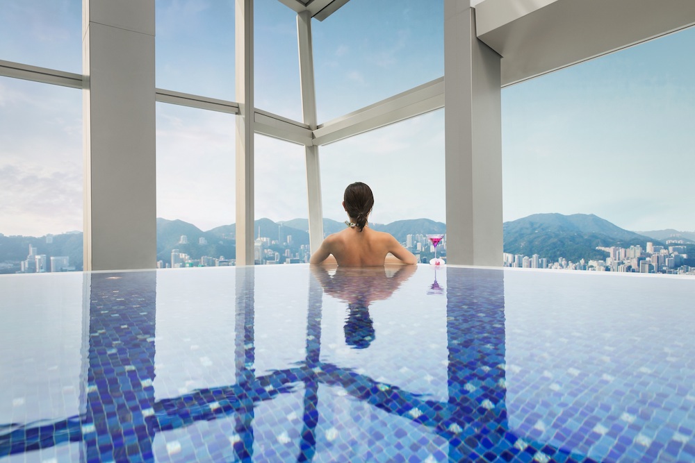 The pool at the Ritz-Carlton Hong Kong