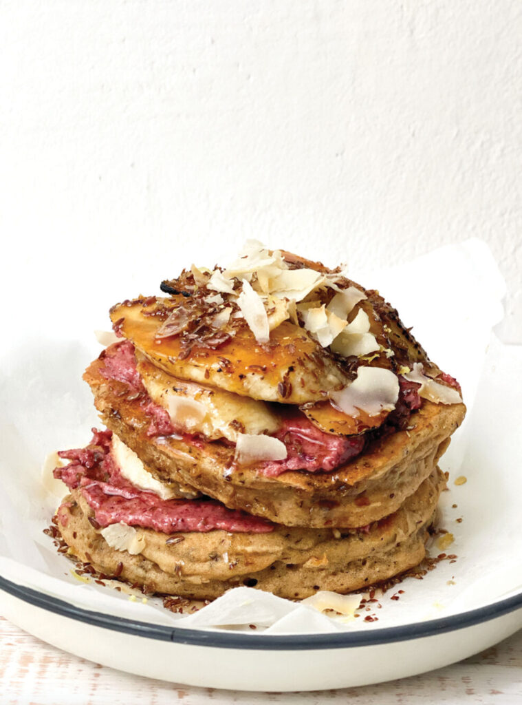 Red Velvet Parfait Pancakes at 14 South Lane